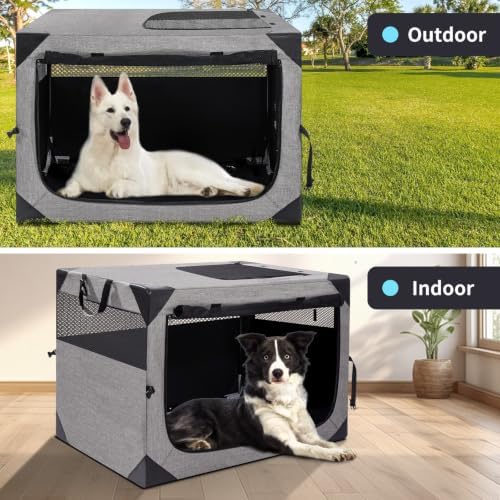 Zikopomi 36 Inch Portable Soft Foldable Dog Crate - Image 5