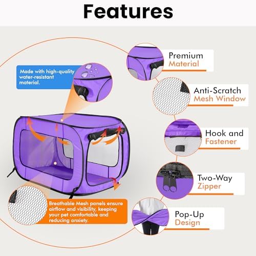 Portable Collapsible Pop Up Kennel - Image 4