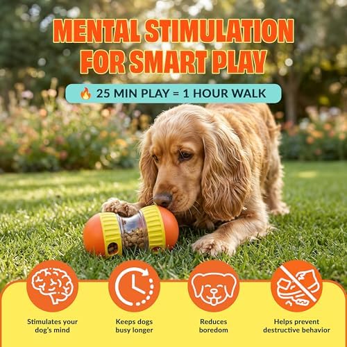 Dog Treat Dispenser Toy interactive-Treat puzzle toys - Image 2