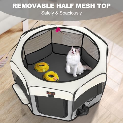 Aivituvin Dog Playpen Foldable Pet Play Pens - Image 3