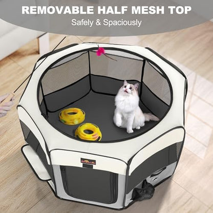 Aivituvin Dog Playpen Foldable Pet Play Pens - Image 3