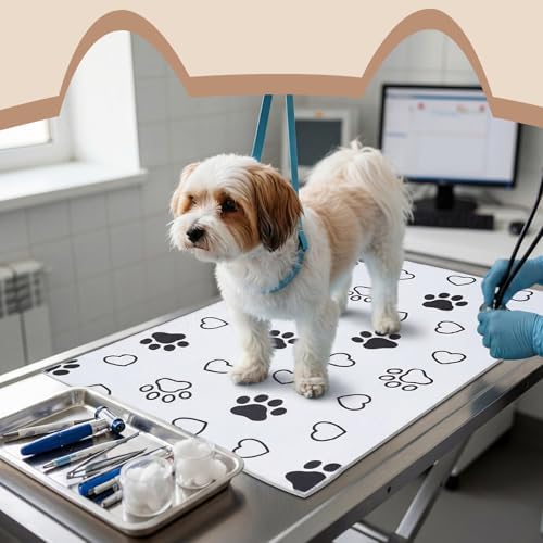AceOrbit 1 Pack 24x48 Inch Non-Slip Dog Grooming Mat - Image 4