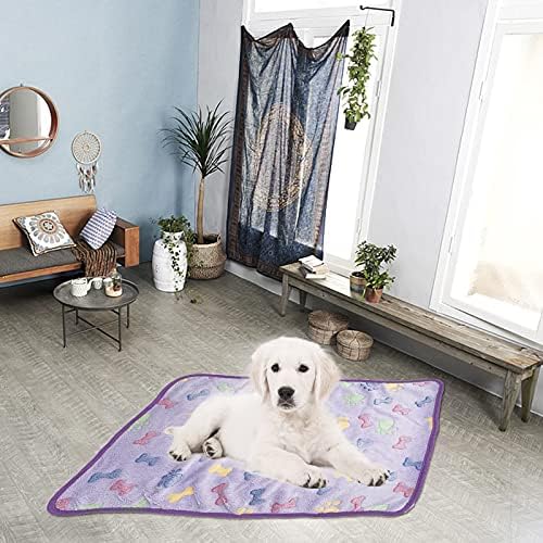 1 Pack 3 Puppy Blankets Super Soft Warm Sleep Mat Bone Print Cute Blanket - Image 7