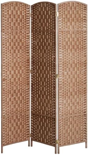 HOMCOM Room Divider 3-Panel, 6FT-Tall Folding Privacy Screen by HOMCOM