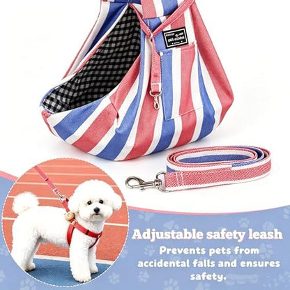 Small Pet Sling Carrier Breathable Texture - Image 6
