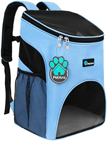 PetAmi Cat Backpack Carrier for Small Dogs and Large Cats, Airline Approved by PetAmi