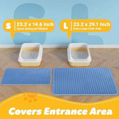 Powools Cat Litter Mat, 30 x 24 in, Waterproof - Image 2