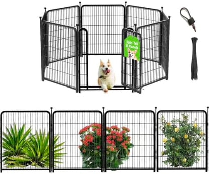 Getlay Playpen 36 inch High, Gate 17.7 inches Wide by Getlaygardenfence