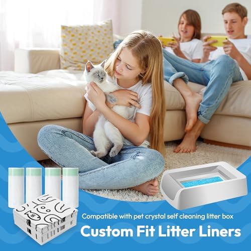 40 Pack Cat Litter Bags, Compatible - Image 2