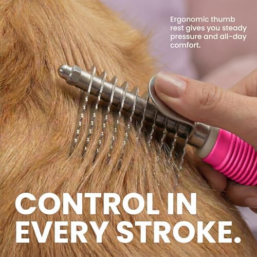 Poodle Dematting Fur Rake Comb Brush - Image 3