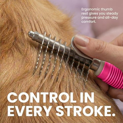 Poodle Dematting Fur Rake Comb Brush - Image 3