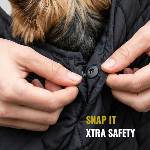 Small Dog Sling Carrier, Hands-Free Crossbody - Image 6