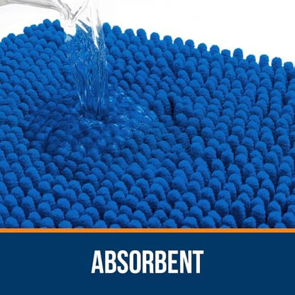 OLANLY Large Bathroom Rugs 47x32, Extra Soft Absorbent Chenille Bath Rugs - Image 4