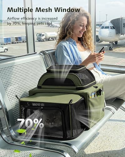 Pecute Top Expandable Airline Approved Pet Carrier - Image 6