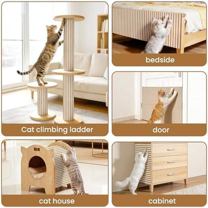 Natural Cork-Cat Scratch Pad-Cat Scratch Mat Rug-Avoid Cat Couch Protector-Cat - Image 4
