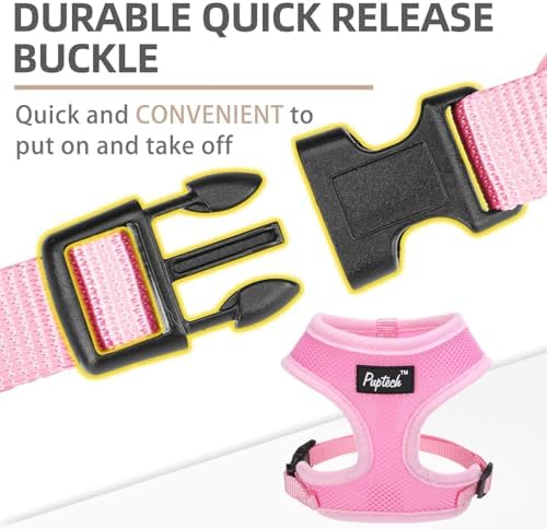 PUPTECK Small Dog Harness and Leash Set No Pull - Image 4