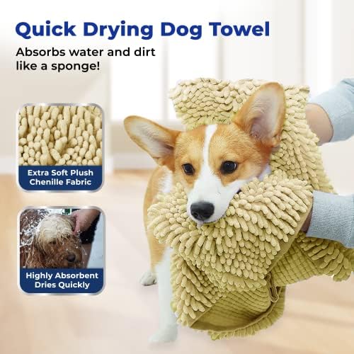 Muddy Mat Doggy Dryer, Highly Absorbent Microfiber Washable Dog Shammy Quick - Image 2