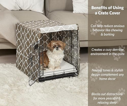 MidWest Homes for Pets Small Dog Crate Cover Featuring Teflon Fabric Protector - Image 2