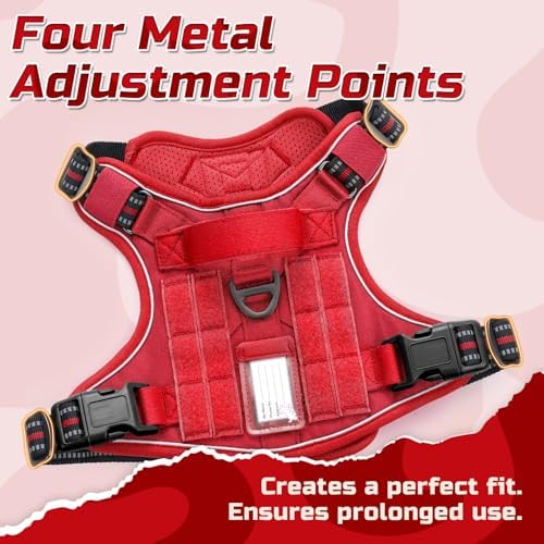rabbitgoo Tactical Dog Harness for Medium, No Pull Military Service Vest - Image 2
