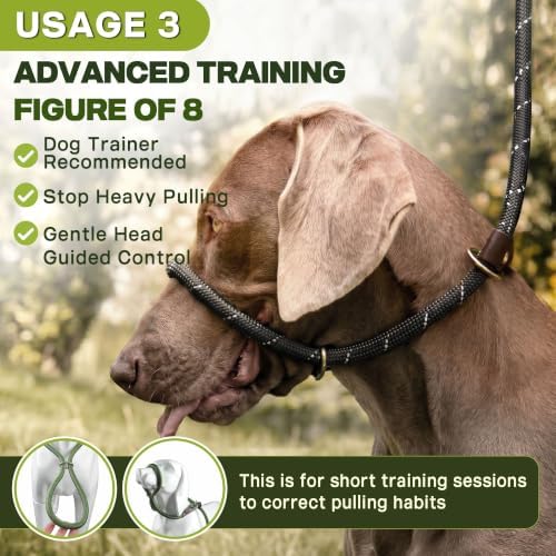 Fida Durable Slip Lead Dog Leash, 6 FT x 3/8" Dog Training Leash - Image 5