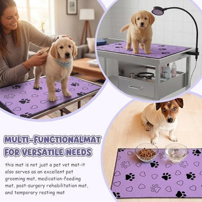 AceOrbit 1 Pack 24x36 Inch Non-Slip Dog Grooming Mat - Image 5