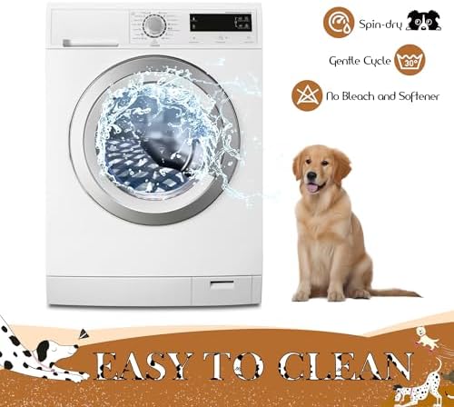 Replacement Dog Bed Covers Elastic Edged Washable 36" x 27" x 6" - Image 6