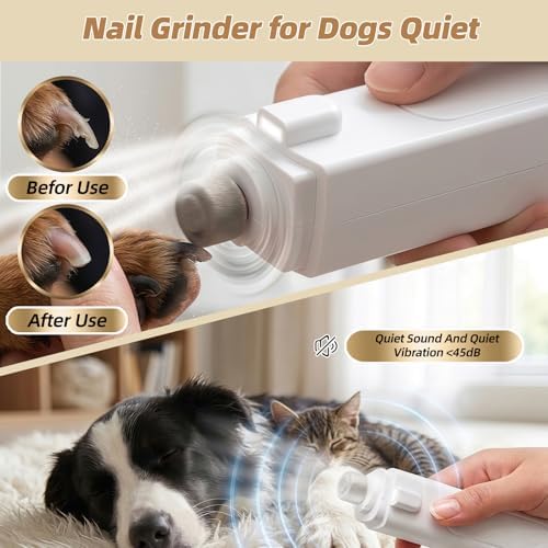 2-in-1 Quiet Electric Pet Nail Clipper & Grinder - Image 3