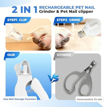 2-in-1 Pet Nail Clipper & Grinder - Image 2