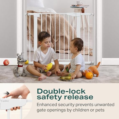Cumbor 36 in Extra Tall Baby Gate - Image 4