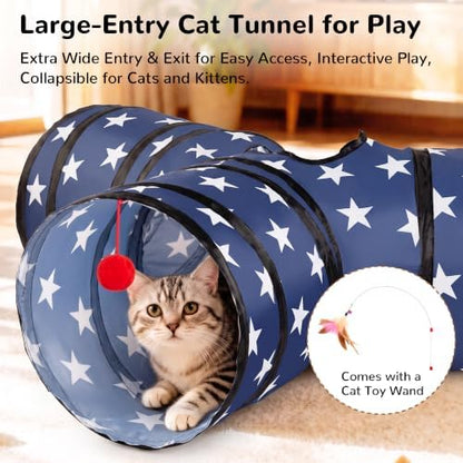 Tempcore Cat Tunnel, 3-Way Collapsible Toy - Image 3