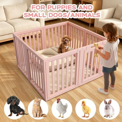 Dog Playpen Indoor, Puppy Playpen, 8 Panels - Image 6