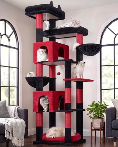 Globlazer Sturdy Extra Large Gothic Cat Tower by Globlazer