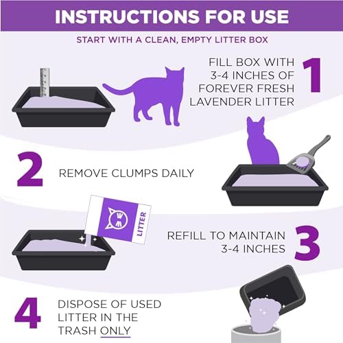 Arm & Hammer Forever Fresh Clumping Cat Litter Lavender, - Image 5
