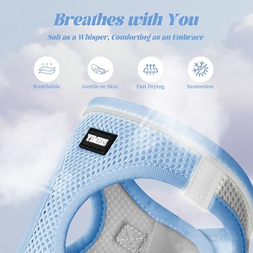No Pull Dog Puppy Harness and Leash Set Reflective Mesh Vest X-Small - Image 3