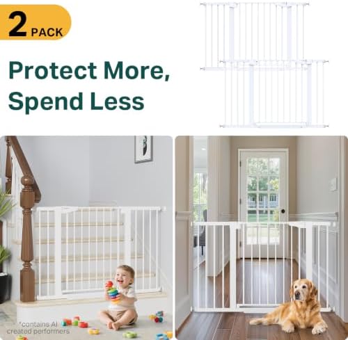 Cumbor 2-Pack 30-48 in Baby Gate - Image 2