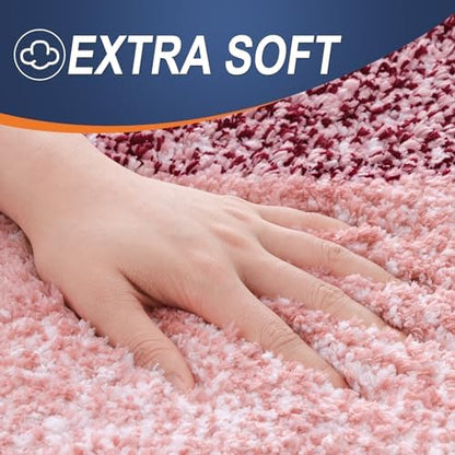 OLANLY Bathroom Runner Rug 59x20, Extra Soft Absorbent Microfiber Bath Rugs - Image 2