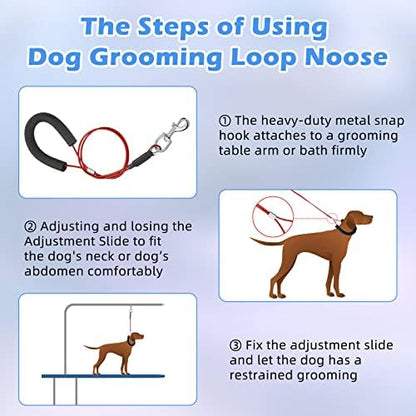 8 Pcs Dog Grooming Loop Noose, Restraint Loop - Image 6