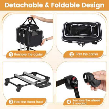 PETSITE Rolling Cat Carrier - Image 5