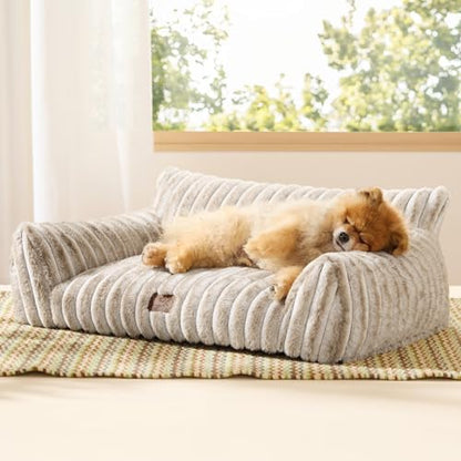 Bedsure ComfyFleece® Shown on TV Fluffy Dog Couch by BEDSURE