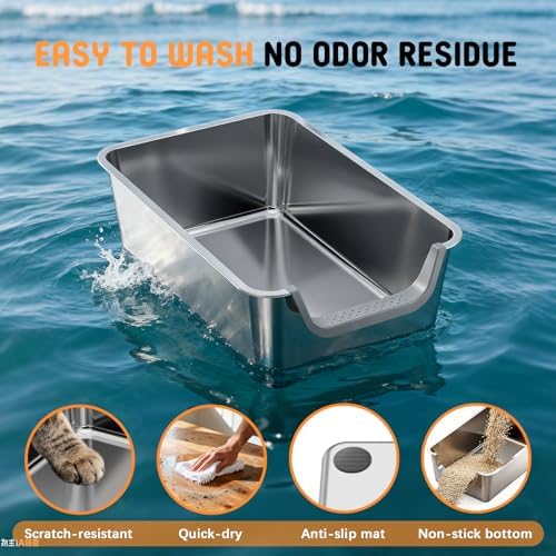 Stainless Steel Litter Box - Image 6