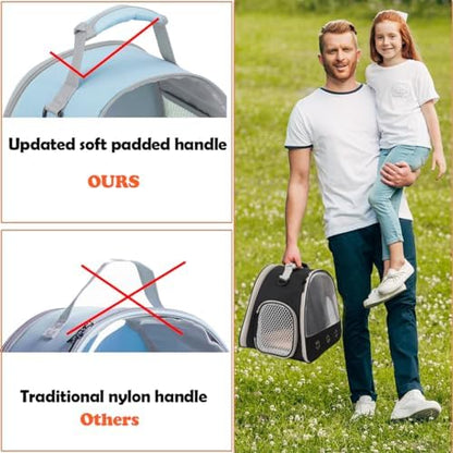 Rabbit Travel Carrier, Lizards Carrier, Small Animal Travel Bag - Image 5