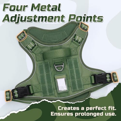 rabbitgoo Tactical Dog Harness for Large, No Pull Military Service Vest - Image 5