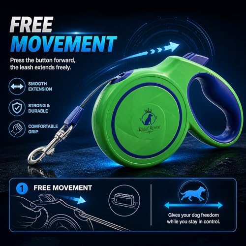 Retractable Dog Leash 16 FT – Heavy Duty Tangle-Free Dog Leash - Image 6