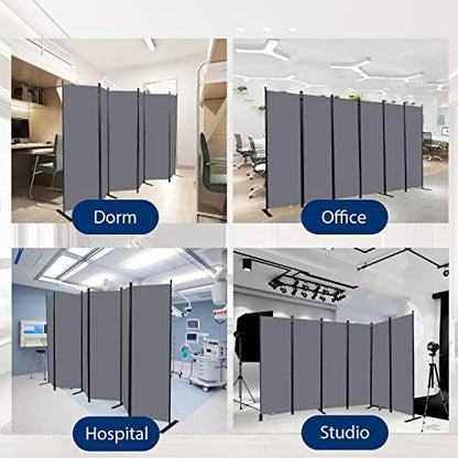 6 Panel Wide Room Divider Wall Screen - Image 6