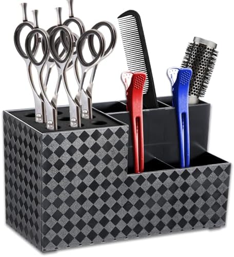 Hairdressing Scissors Holder, Barber Shop Organizer Stand, Tools Storage Box by Unknown