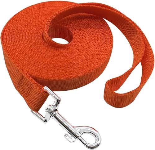 Nylon Training Dog Leash for Small Medium Large Dogs, 15ft 20ft 30ft 50ft 100ft by FancyCorgi