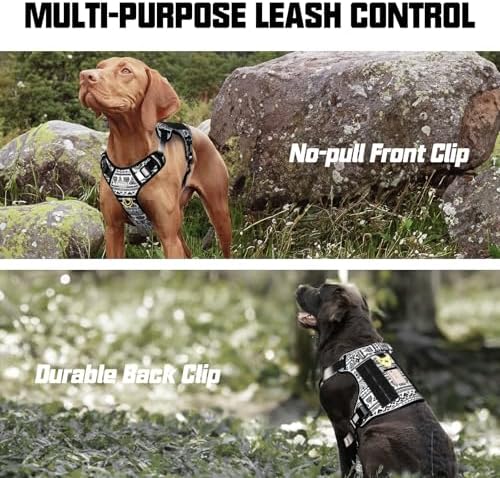 AUROTH Tactical Dog Harness Medium Sized Dog No Pull Adjustable Dog Vest - Image 5