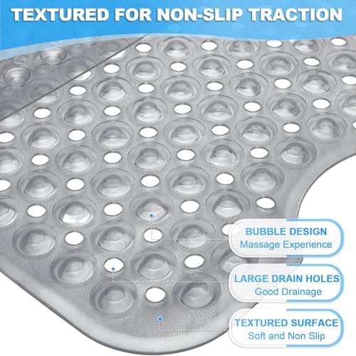 Bathtub and Shower Mats, 40x16 Inch Extra Large Non Slip Soft Bath Tub Mat - Image 2
