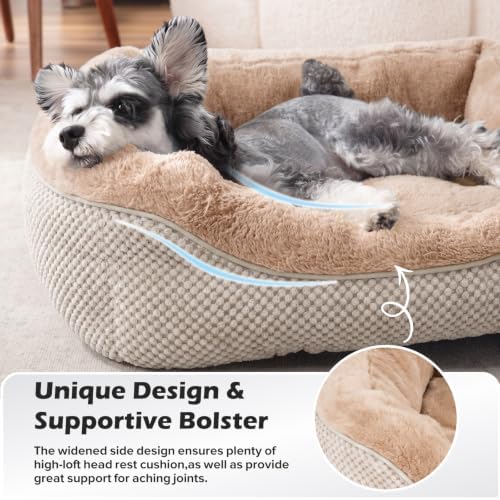 INVENHO Dog Bed Medium Size, Orthopedic Warming Soft Calming Sleeping Durable - Image 3