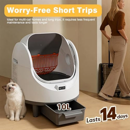 Open Top Self-Cleaning Litter Box - Image 3